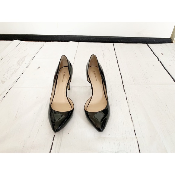 BCBGeneration Black Patent Leather Heels Size 9 - Picture 2 of 11
